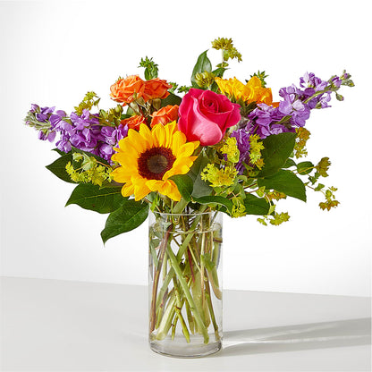 Vibrant Greetings Bouquet –  Freesia Flowers, Tomball TX