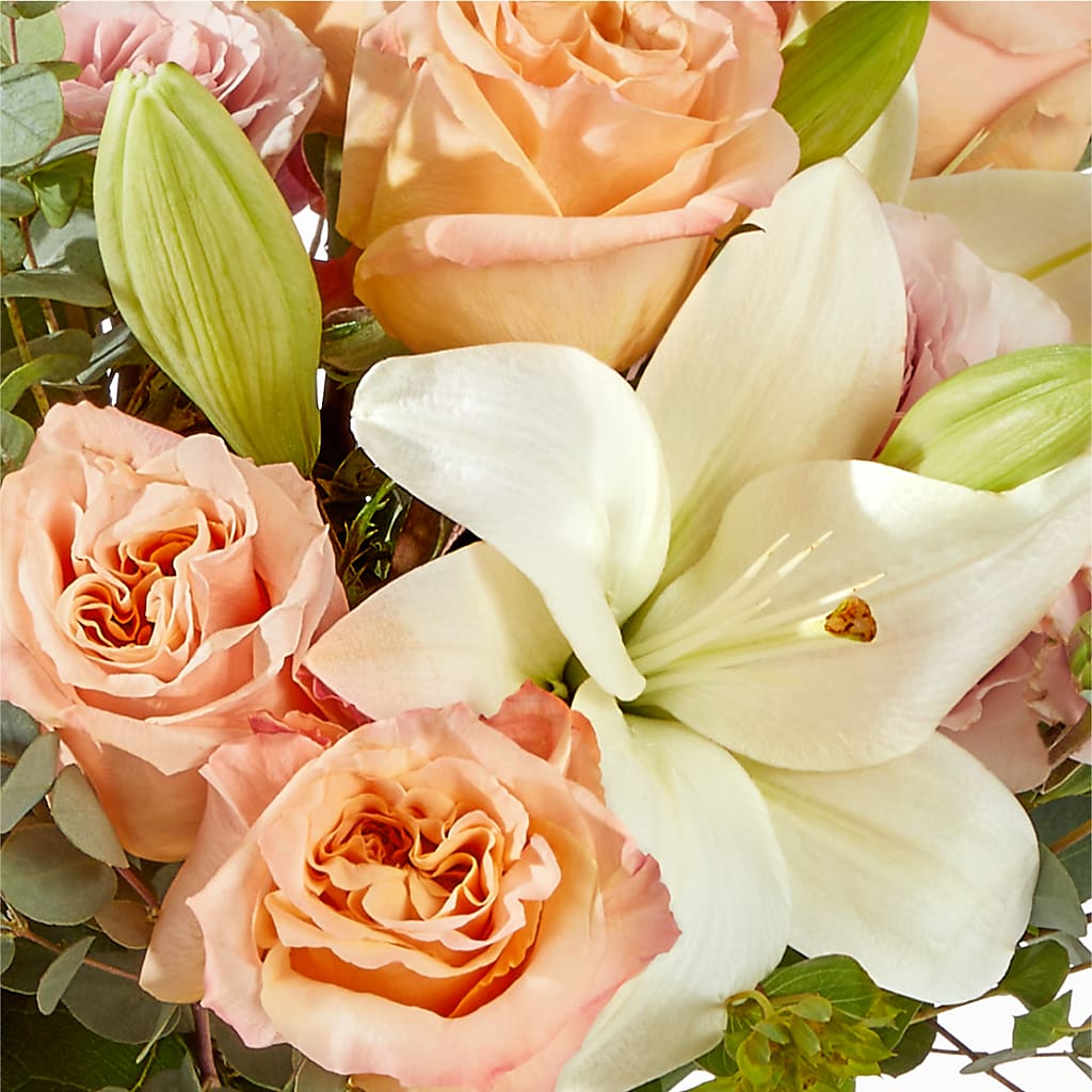 Grapefruit Splash Bouquet –  Freesia Flowers, Tomball TX