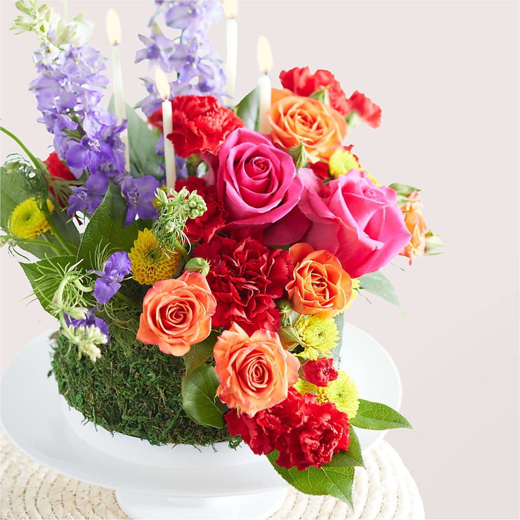 Best Year Yet Floral Cake –  Freesia Flowers, Tomball TX