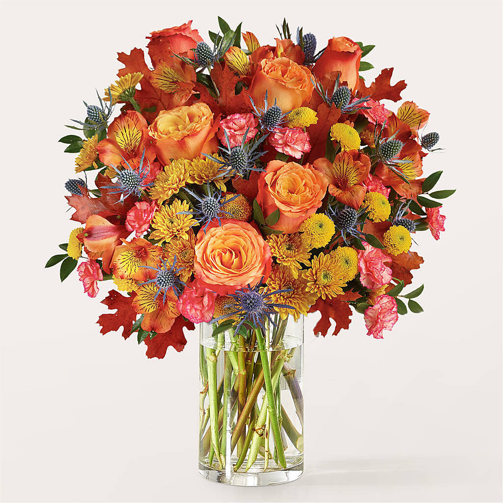 Winds of Autumn Bouquet –  Freesia Flowers, Tomball TX