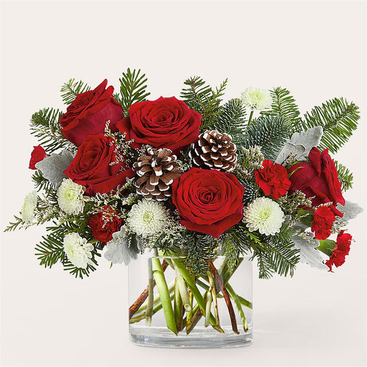 Yule Cheer Bouquet –  Freesia Flowers, Tomball TX