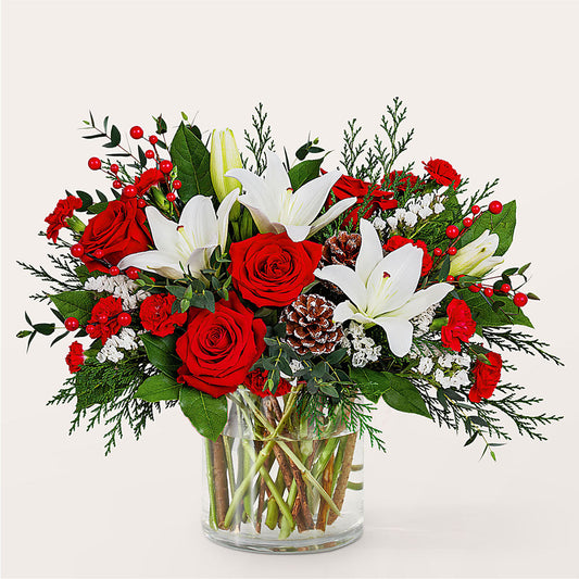 Best in Snow Bouquet –  Freesia Flowers, Tomball TX