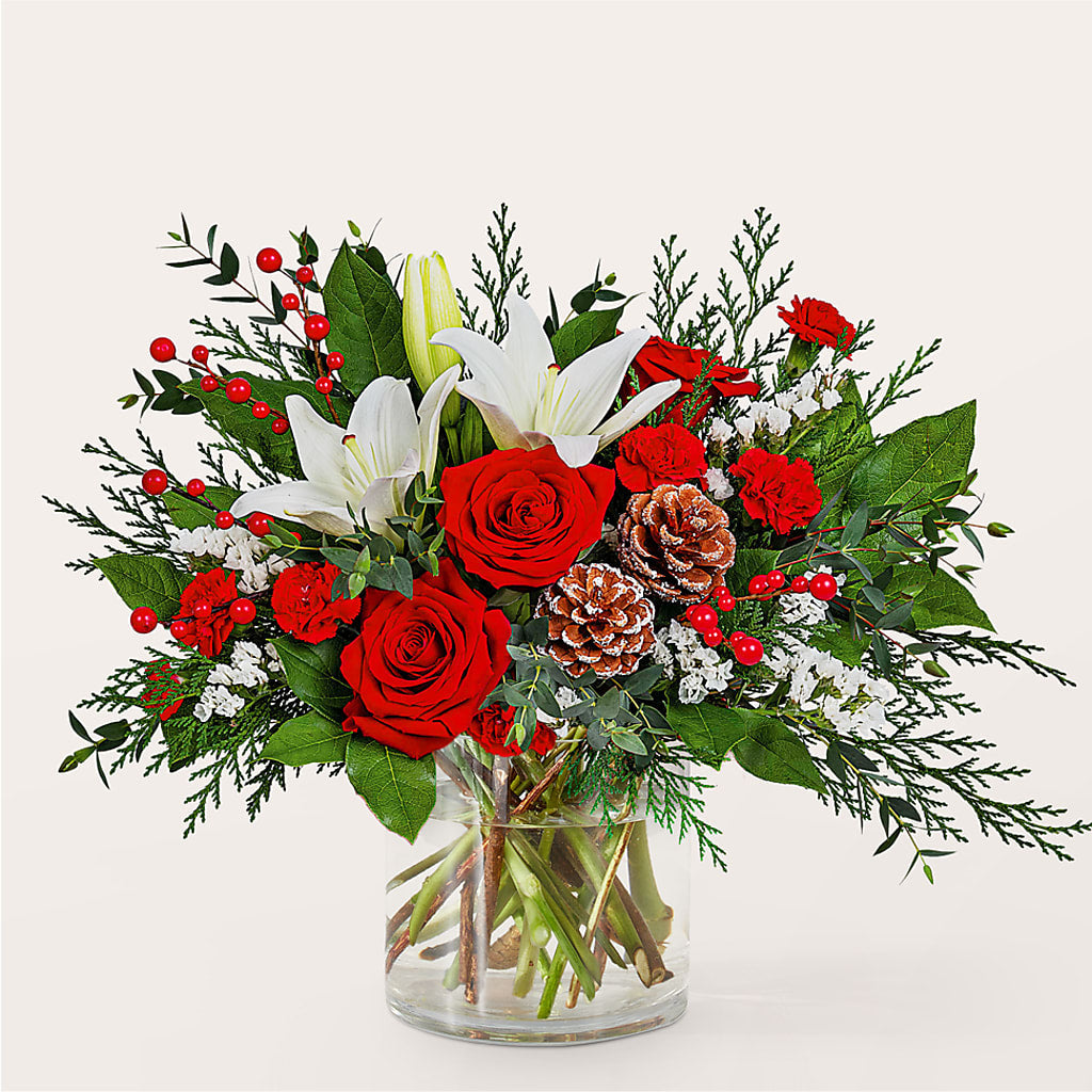 Best in Snow Bouquet –  Freesia Flowers, Tomball TX