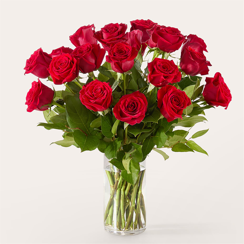 The One Red Rose Bouquet –  Freesia Flowers, Tomball TX