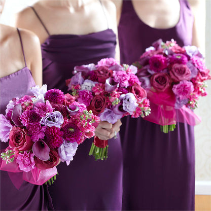 Bridesmaid's Garden Bouquet –  Freesia Flowers, Tomball TX