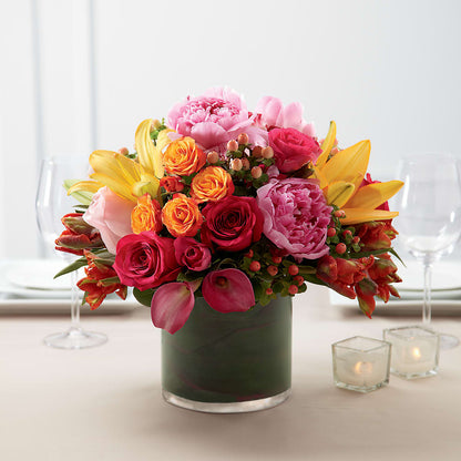Color Mix Arrangement –  Freesia Flowers, Tomball TX