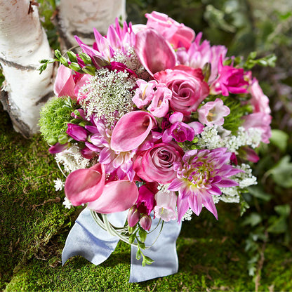 Pink Profusion Bouquet –  Freesia Flowers, Tomball TX