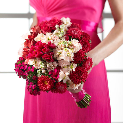 Pink Effervescence Bouquet –  Freesia Flowers, Tomball TX
