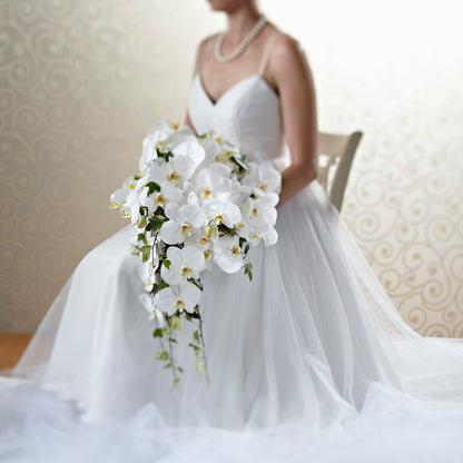 Classic White Bouquet –  Freesia Flowers, Tomball TX