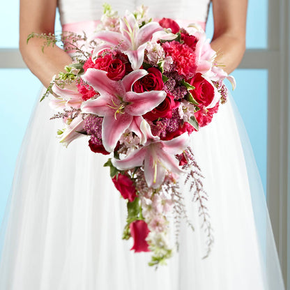 Lily & Rose Bouquet –  Freesia Flowers, Tomball TX