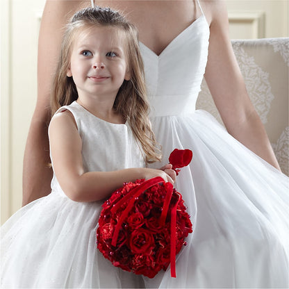 Pure at Heart Flower Girl Arrangement –  Freesia Flowers, Tomball TX
