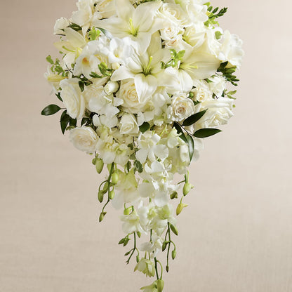 White Wonders Bouquet –  Freesia Flowers, Tomball TX